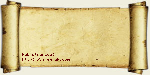 Jagoda Perović vizit kartica